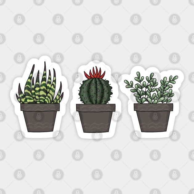 Cactus Sticker by valentinahramov